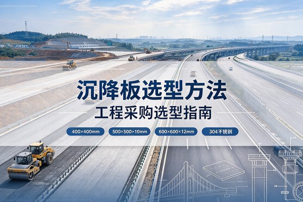 门源沉降板选择方法