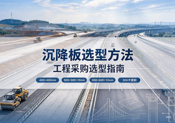门源沉降板选择方法
